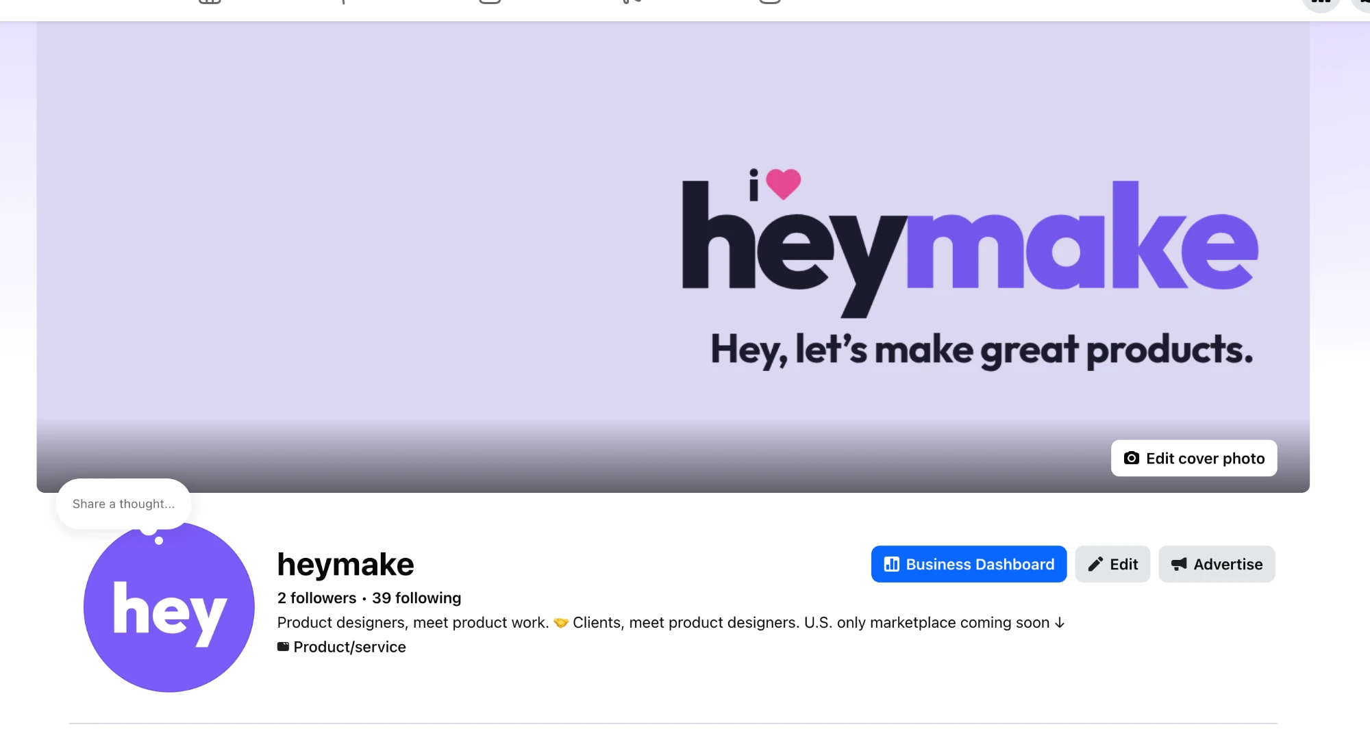 Heymake Facebook page header